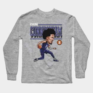 Cade Cunningham Detroit Cartoon Long Sleeve T-Shirt